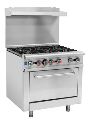 Gas Burners with Oven