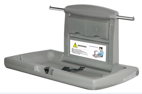 Baby Changing Station, Horizontal Mount
