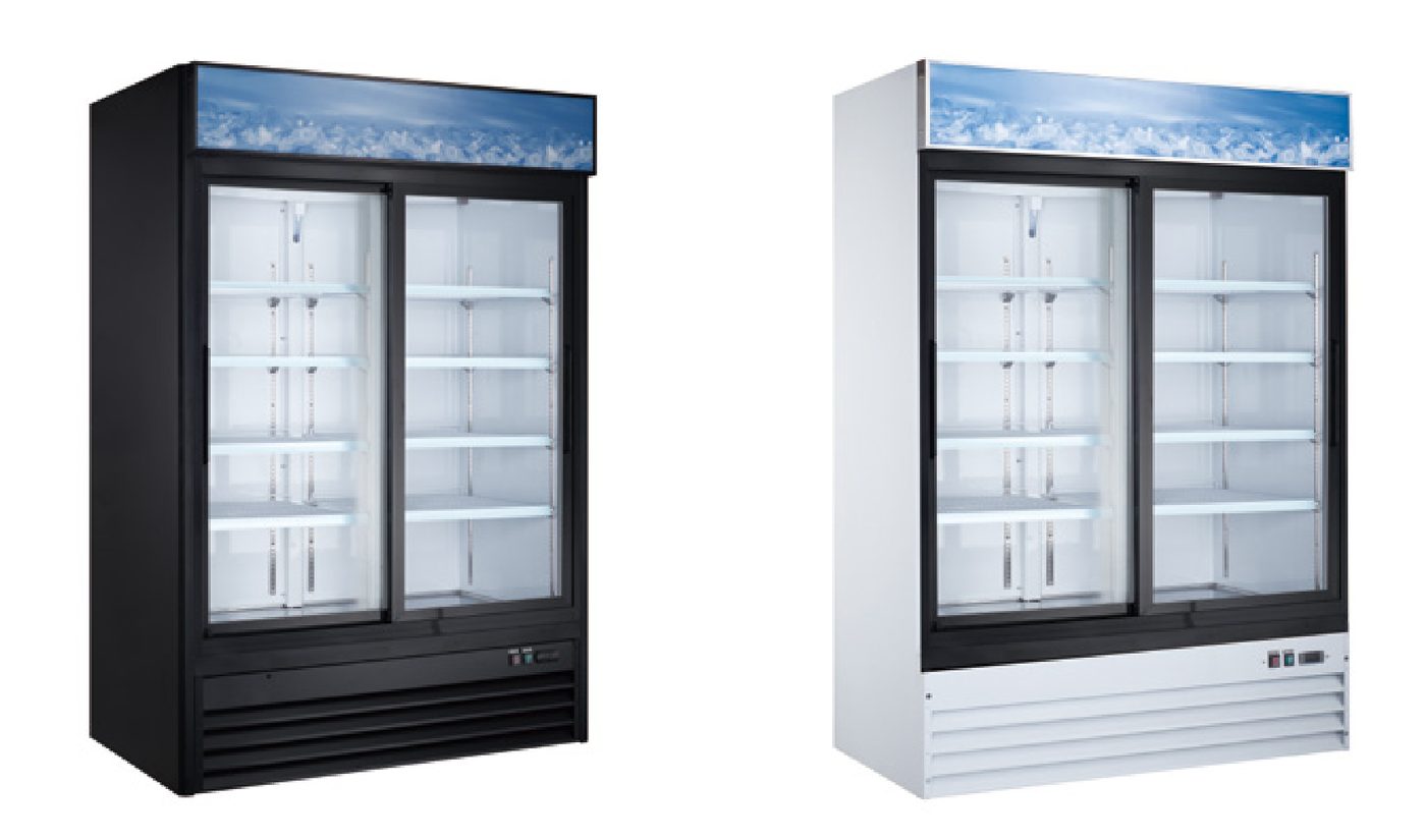 Merchandising Sliding Glass Door Refrigerator