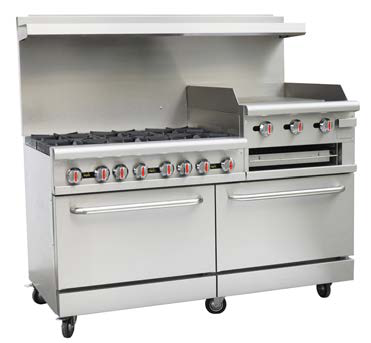 Gas Burners with Oven
