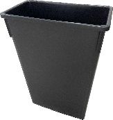 Square Trash Can 24 Gallon(90l), Grey or Black or Blue