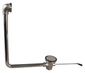 Twist Handle Waste Valve with Overflow Pipe