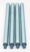 16-Gauge Galvanized Leg Tubing(4) 1-5/8"ODx11-1/4" Long with Plastic Bullet Feet