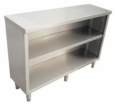 Stainless Steel Cabinet – Open Front