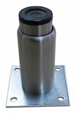 Stainless Steel Adjustable Bullet Foot 6"-8", Heavy Duty