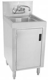 Underbar Hand Sink with 6" Backsplash