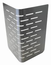 18-Gauge 304 Stainless Swirl Guard for Corner Drain Bowl