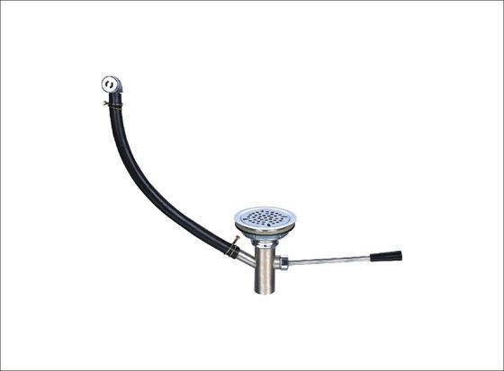 Lever Handle Waste Valve with Overflow Pipe