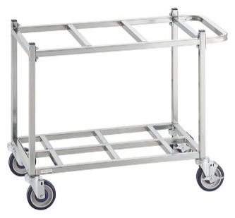 Stainless Steel Ingredient Bin Cart