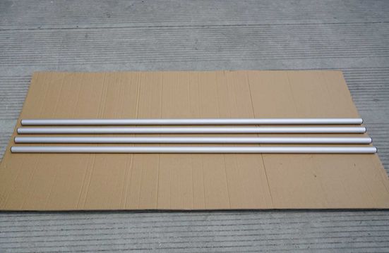4each 1.5mm Aluminum(6063) 1-5/16"ODx76"L Tubing Post with Plastic Cap for Single Deep Keg Rack