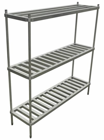 Aluminum Single Deep Keg Rack for (8) 1/2 Keg Capacity