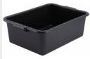 7" Dish Box, Standard Weight, Black