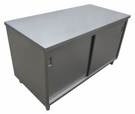 Stainless Steel Dish Rack – Sliding Doors