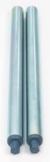 16-Gauge Galvanized Leg Tubing(2) 1-5/8"ODx27-1/4" Long with Plastic Bullet Feet