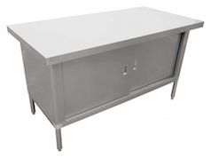 Stainless Steel Enclosed Table Cabinet