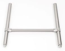 18-Gauge 304D Stainless Leg Tubing(2) 1-5/8"ODx27-1/4" Long with Stainless Steel Bullet Feet(plastic Inside) – 20 Gauge