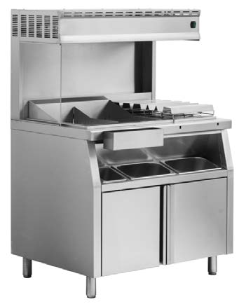 Electrical French Fries Bagging Station