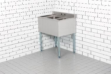 Bar Sink with 3" Backsplash