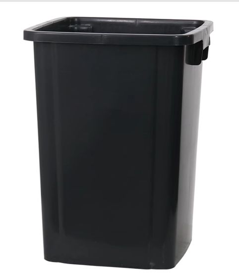 Square Trash Can 21 Gallon(80l), Grey or Black or Blue