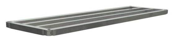 Aluminum Single Deep Keg Rack Top Shelf