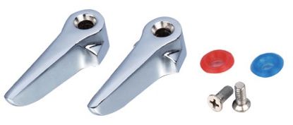 Chrome Plated Brass Handle Kit, One Set(two Pcs)