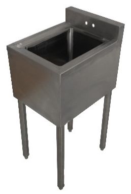 Bar Sink with 3" Backsplash
