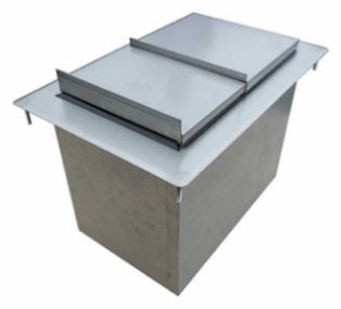 18-Gauge 304 Stainless Front-back Sliding Cover for Drop in Ice Bin
