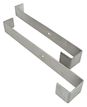 16-Gauge 430 Stainless Speed Rail Hanger, Two Pcs