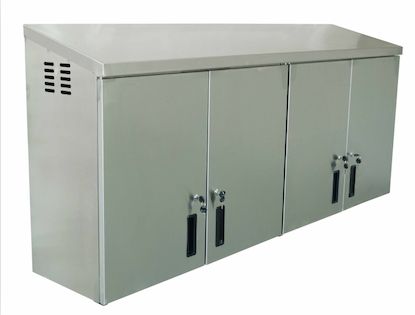 Stainless Steel Enclosed Wall Cabinet – Hinged Doors, Welded