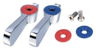 Chrome Plated Brass Handle Kit, One Set(two Pcs)