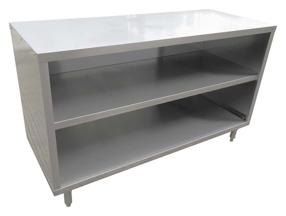 Stainless Steel Dish Rack – Open Front