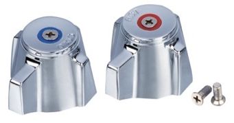 Chrome Plated Brass Handle Kit, One Set(two Pcs)