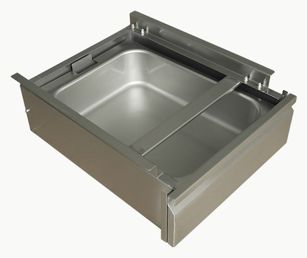 Drawer with 22-Gauge 304 Stainless Drawer Pan