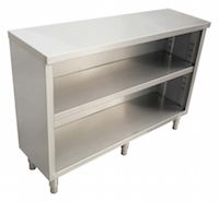Stainless Steel Dish Rack – Open Front