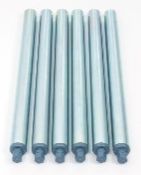 16-Gauge Galvanized Leg Tubing(6) 1-5/8"ODx21-1/2" Long with Plastic Bullet Feet