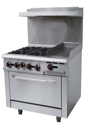 Gas Burners with Oven