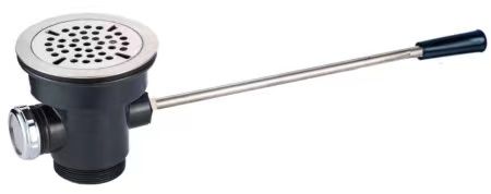 Lever Handle Waste Valve with 1-1/4" Overflow Hole
