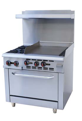 Gas Burners with Oven