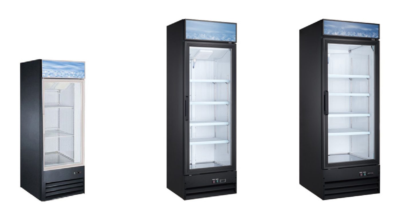 Merchandising Swing Glass Door Freezer