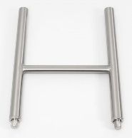 18-Gauge 304D Stainless Leg Tubing(2) 1-5/8"ODx27-1/4" Long with Stainless Steel Bullet Feet(plastic Inside) – 20 Gauge