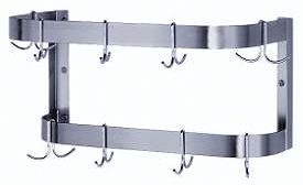 Wall Mounted Double Line Pot Rack