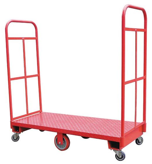 Heavy-duty U-boat Platform Truck, Red Powder Coated