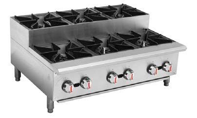 Gas Step-Up Countertop Range