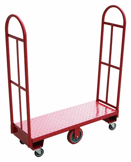 Heavy-duty U-boat Platform Truck, Red Powder Coated