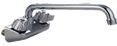 Wall-mounted 4" Faucet with 6" Spout for 1tub Bar Sink, Regular Lead