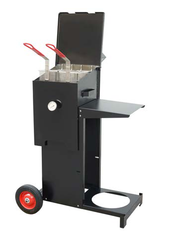 Gas Outdoor Fryer with Mobile Stand