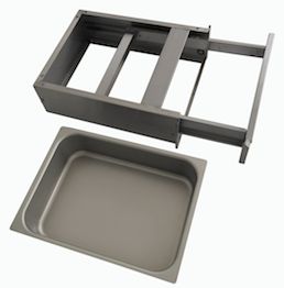 Drawer with 22-Gauge 304 Stainless Drawer Pan