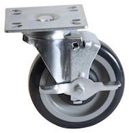 5'' Eight Bolt Holes Caster with Side Brake